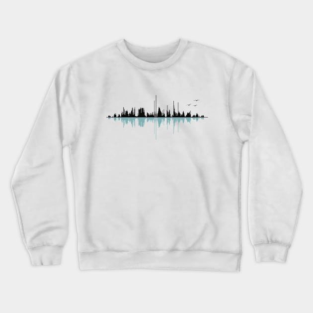 Music City (Black Version) Crewneck Sweatshirt by expo